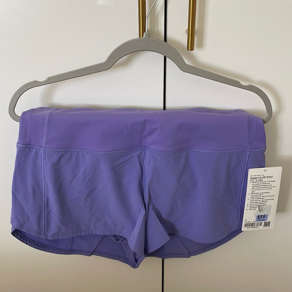 Lululemon Speed up HR short 2.5” lined